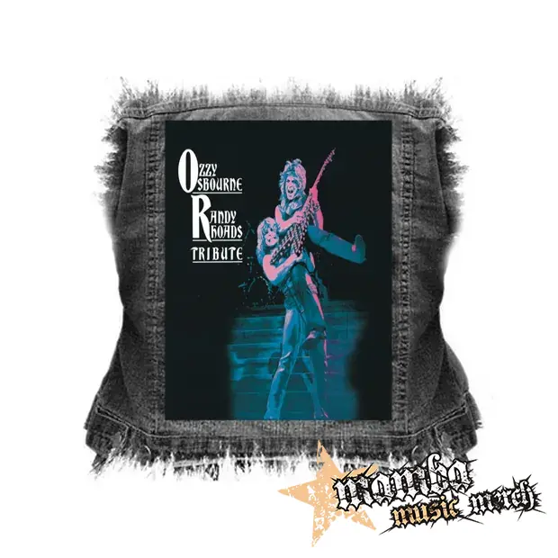 OZZY OSBOURNE and RANDY RHOADS - Tribute - chrbtová nášivka (36 x 27 cm)