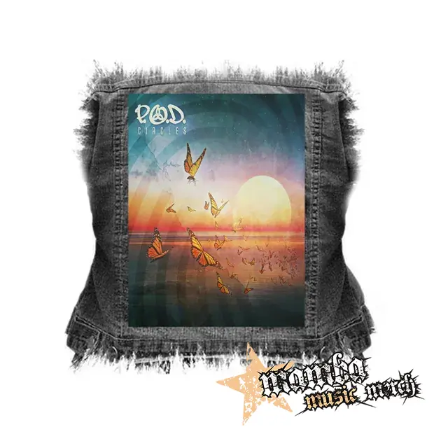 P.O.D. - Circles - chrbtová nášivka (36 x 27 cm)
