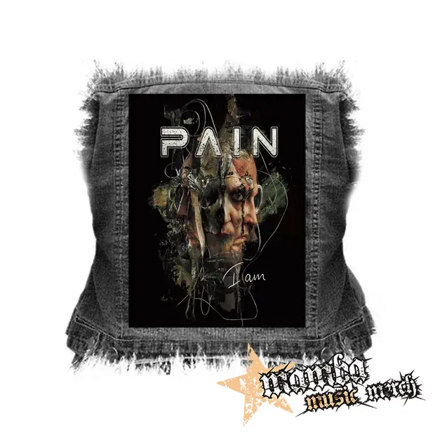 PAIN - I Am - chrbtová nášivka (36 x 27 cm)