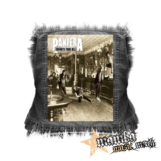PANTERA - Cowboys From Hell - chrbtová nášivka (36 x 27 cm)