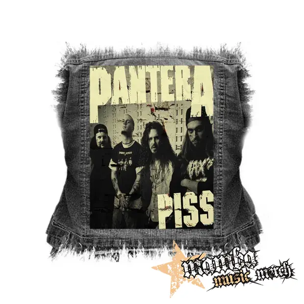 PANTERA - Piss - chrbtová nášivka (36 x 27 cm)