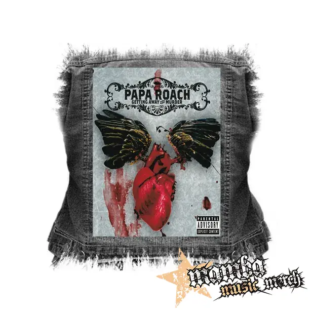 PAPA ROACH - Getting Away With Murder - chrbtová nášivka (36 x 27 cm)