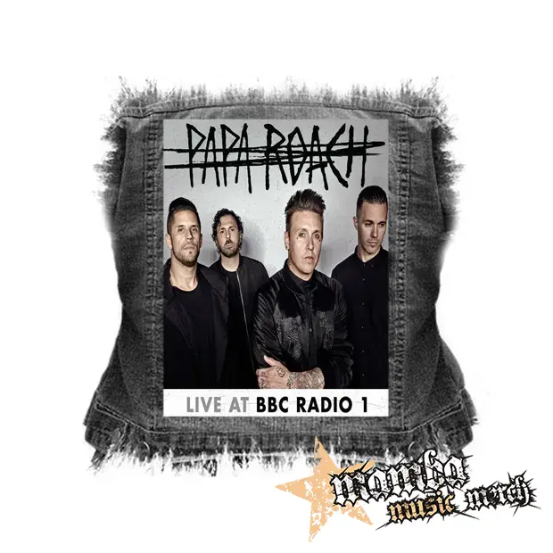 PAPA ROACH - Live At BBC Radio 1 - chrbtová nášivka (36 x 27 cm)