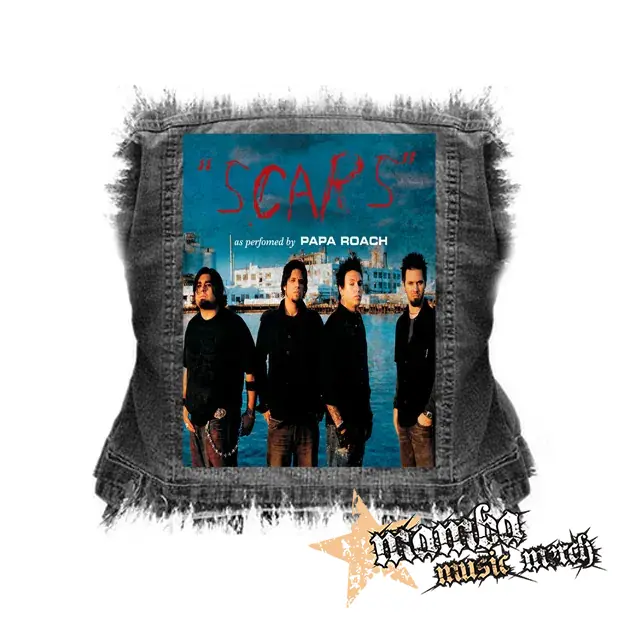 PAPA ROACH - Scars Poster - chrbtová nášivka (36 x 27 cm)