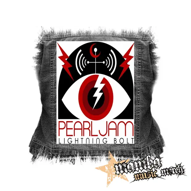 PEARL JAM - Lightning Bolt - chrbtová nášivka (36 x 27 cm)