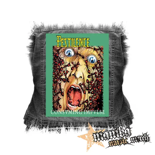 PESTILENCE - Consuming Impulse - chrbtová nášivka (36 x 27 cm)
