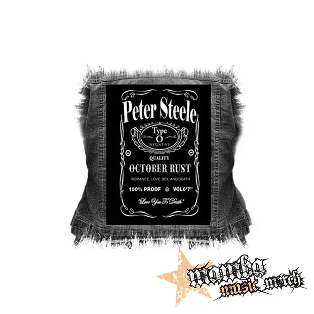 PETER STEELE - Jack Daniels Crest - chrbtová nášivka (36 x 27 cm)