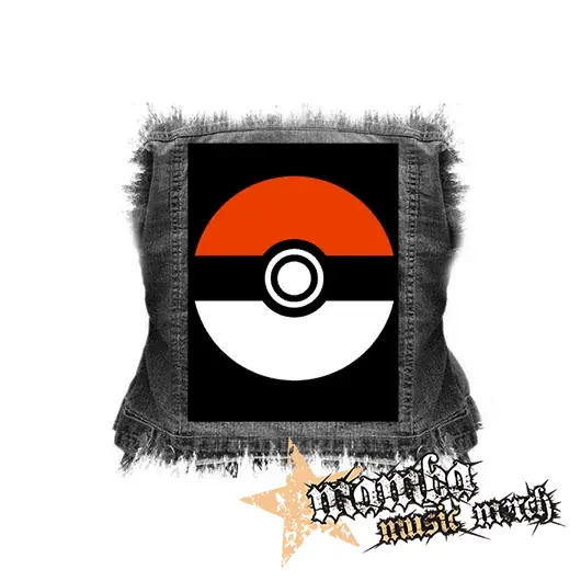 POKEMON - Symbol - chrbtová nášivka (36 x 27 cm)