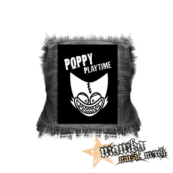 POPPY PLAYTIME - Logo Teeth smile - chrbtová nášivka (36 x 27 cm)