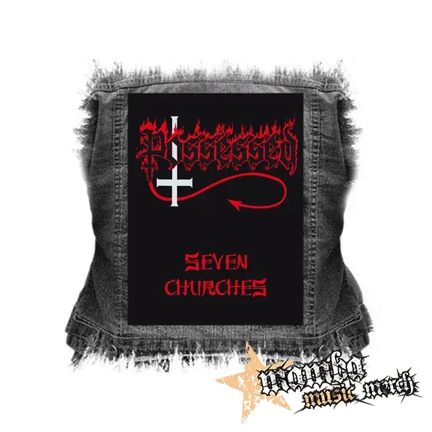 POSSESSED - Seven Churches - chrbtová nášivka (36 x 27 cm)