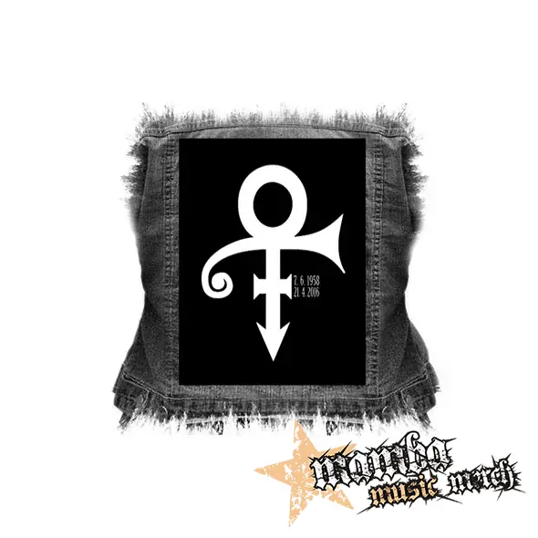 PRINCE - Signature 1958-2016 - chrbtová nášivka (36 x 27 cm)