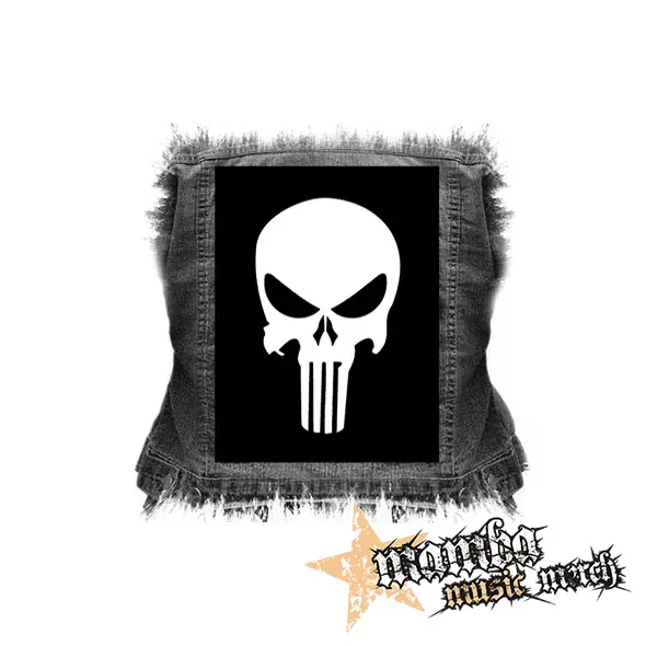PUNISHER - Skull - chrbtová nášivka (36 x 27 cm)