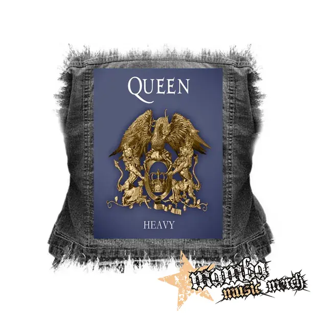 QUEEN - Heavy - chrbtová nášivka (36 x 27 cm)