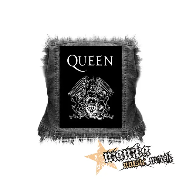 QUEEN - Logo - chrbtová nášivka (36 x 27 cm)