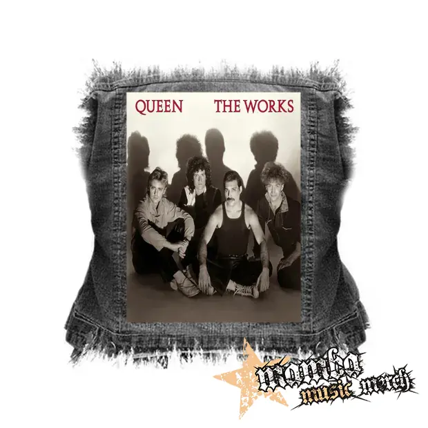 QUEEN - The Works - chrbtová nášivka (36 x 27 cm)