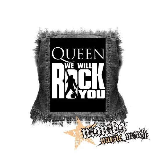 QUEEN - We Will Rock You (2) - chrbtová nášivka (36 x 27 cm)