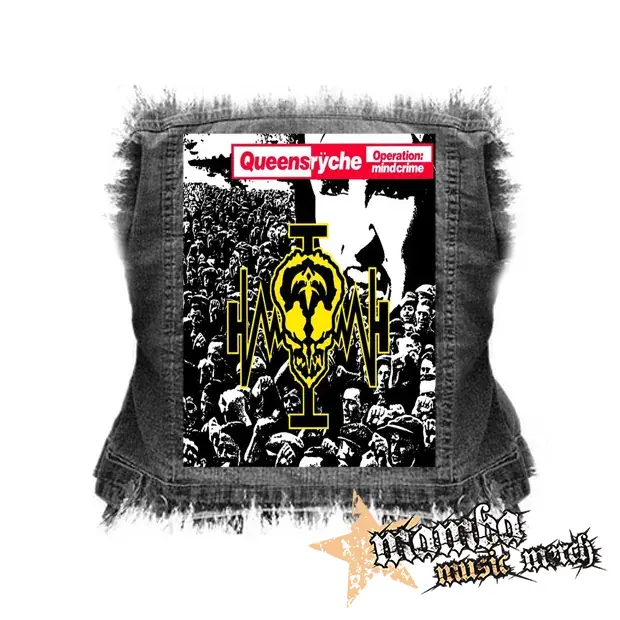 QUEENSRYCHE - Operation Mindcrime - chrbtová nášivka (36 x 27 cm)