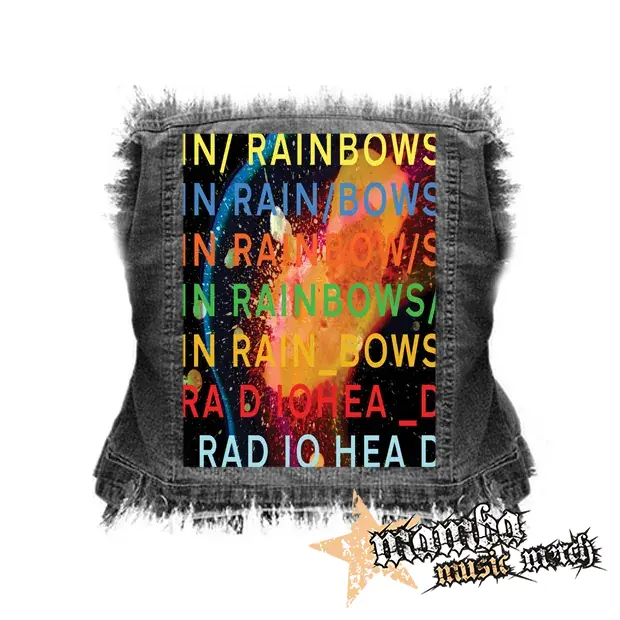 RADIOHEAD - In Rainbows - chrbtová nášivka (36 x 27 cm)