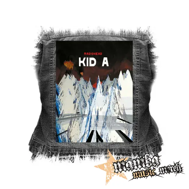 RADIOHEAD - Kid A - chrbtová nášivka (36 x 27 cm)