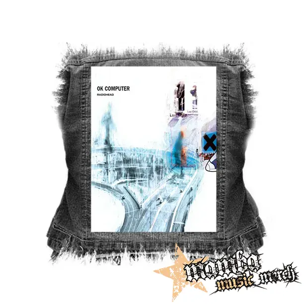 RADIOHEAD - OK Computer - chrbtová nášivka (36 x 27 cm)