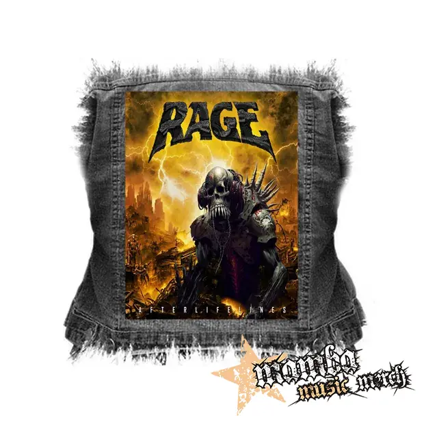 RAGE - Afterlifelines - chrbtová nášivka (36 x 27 cm)