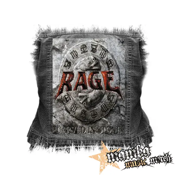 RAGE - Carved in Stone - chrbtová nášivka (36 x 27 cm)