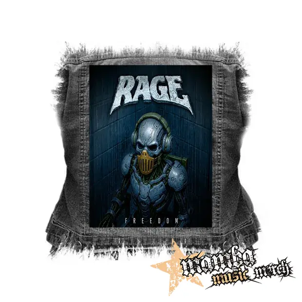 RAGE - Freedom - chrbtová nášivka (36 x 27 cm)