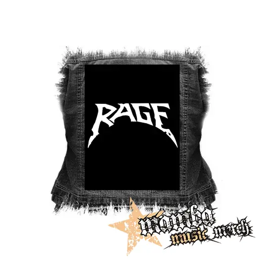 RAGE - Logo - chrbtová nášivka (36 x 27 cm)