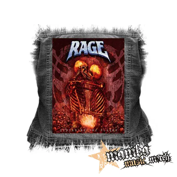 RAGE - Spreading the Plague - chrbtová nášivka (36 x 27 cm)