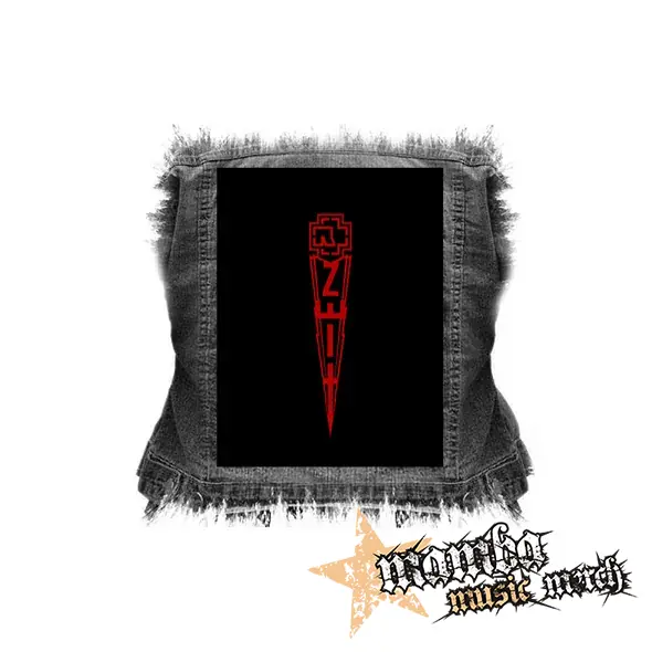 RAMMSTEIN - Zeit Red - chrbtová nášivka (36 x 27 cm)