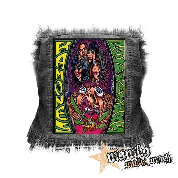 RAMONES - Acid Eaters - chrbtová nášivka (36 x 27 cm)