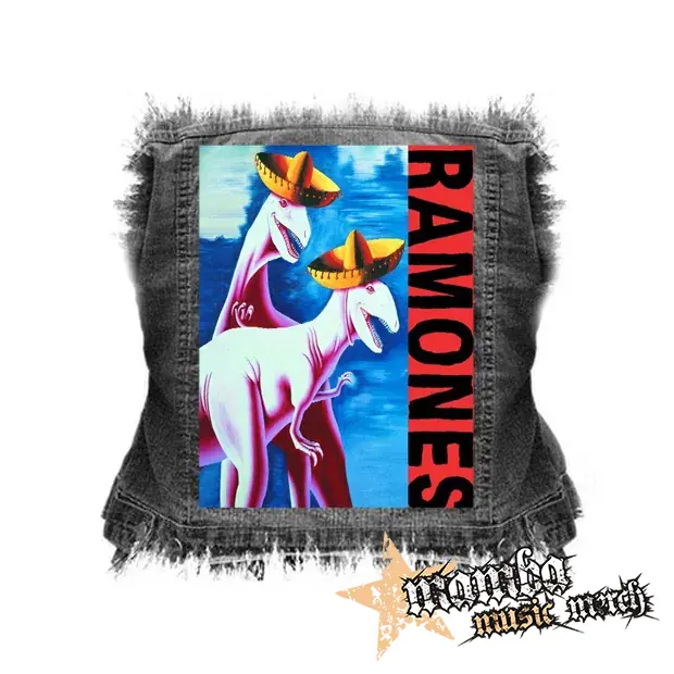 RAMONES - Adios Amigos - chrbtová nášivka (36 x 27 cm)