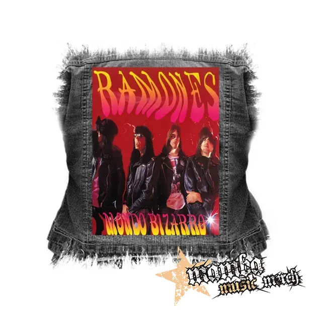 RAMONES - Mondo Bizarro - chrbtová nášivka (36 x 27 cm)