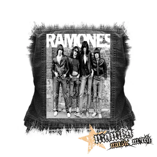 RAMONES - Ramones - chrbtová nášivka (36 x 27 cm)