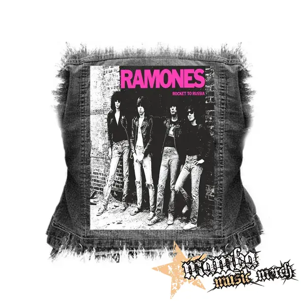 RAMONES - Rocket To Russia - chrbtová nášivka (36 x 27 cm)