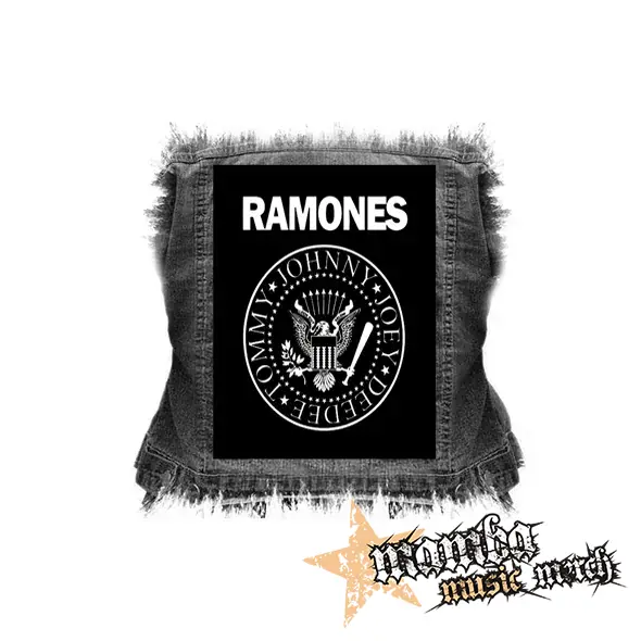 RAMONES - chrbtová nášivka (36 x 27 cm)