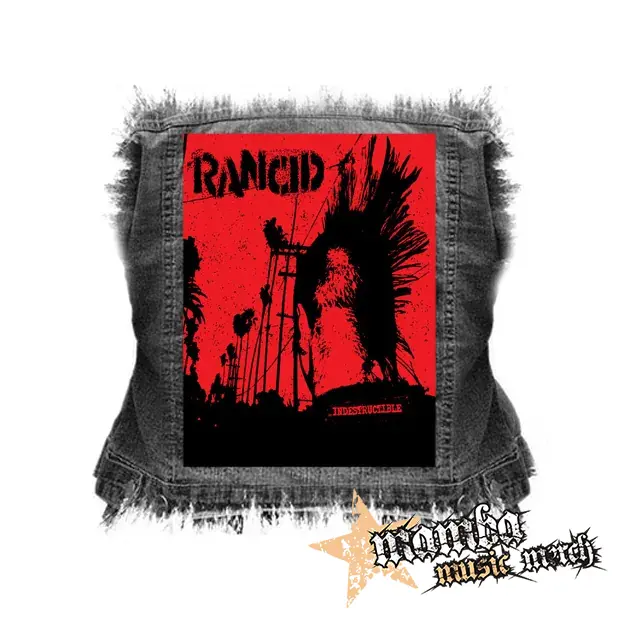 RANCID - Indestructible - chrbtová nášivka (36 x 27 cm)