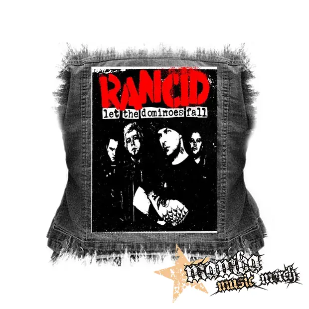 RANCID - Let The Dominoes Fall - chrbtová nášivka (36 x 27 cm)