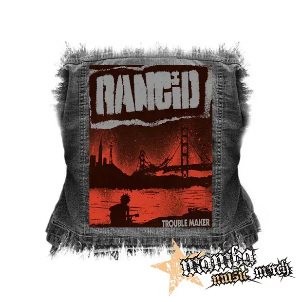 RANCID - Trouble Maker - chrbtová nášivka (36 x 27 cm)