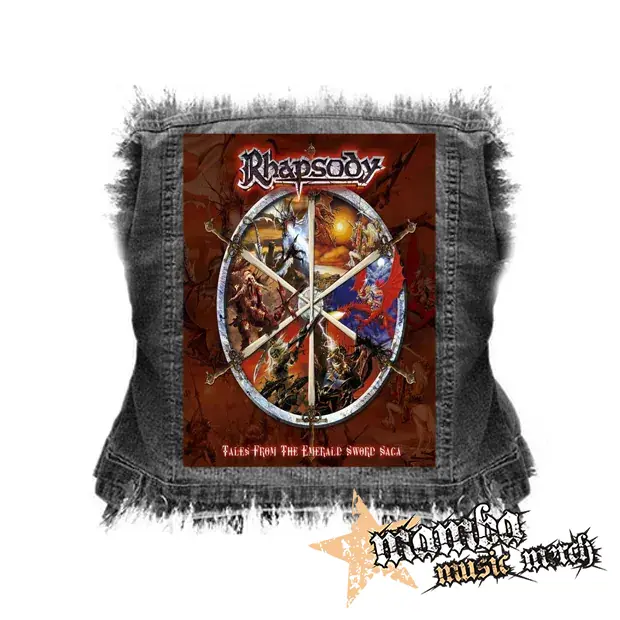RHAPSODY - Tales from the Emerald Sword Saga - chrbtová nášivka (36 x 27 cm)