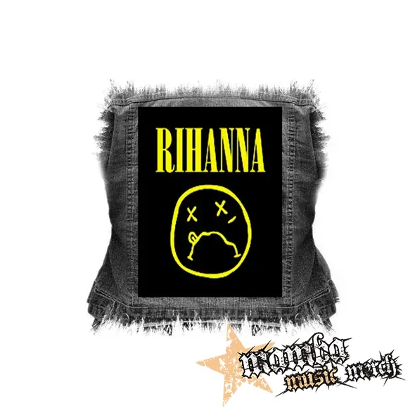 RIHANNA - chrbtová nášivka (36 x 27 cm)