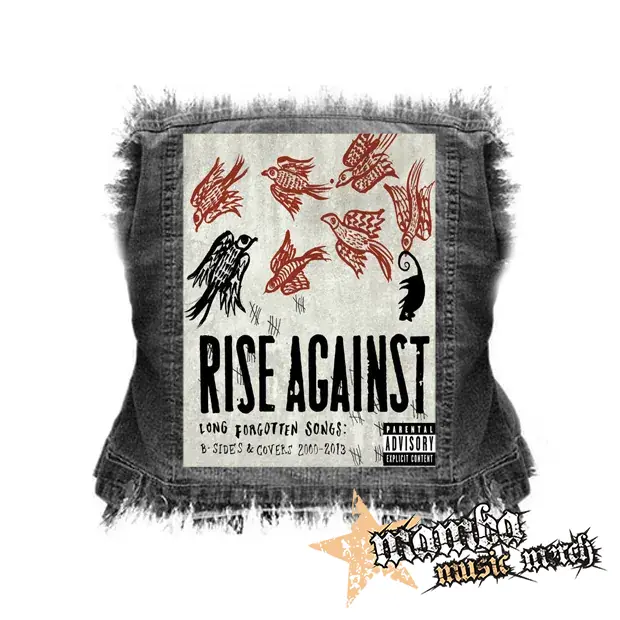 RISE AGAINST - Long Forgotten Songs - chrbtová nášivka (36 x 27 cm)