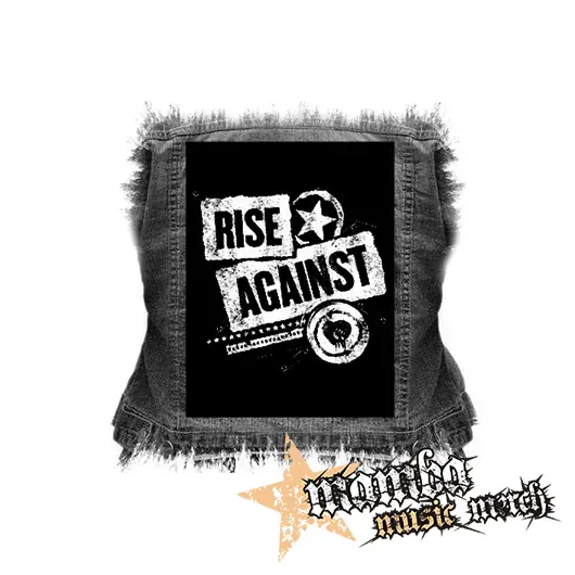 RISE AGAINST - Patched Up - chrbtová nášivka (36 x 27 cm)