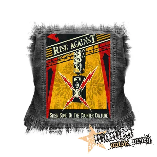 RISE AGAINST - Siren Song Of The Counter-Culture - chrbtová nášivka (36 x 27 cm)