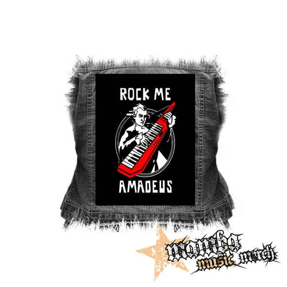 ROCK ME AMADEUS - chrbtová nášivka (36 x 27 cm)