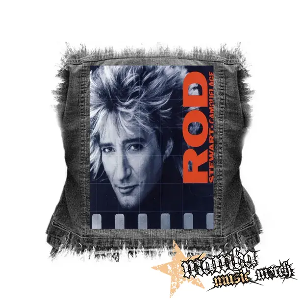 ROD STEWART - Camouflage - chrbtová nášivka (36 x 27 cm)