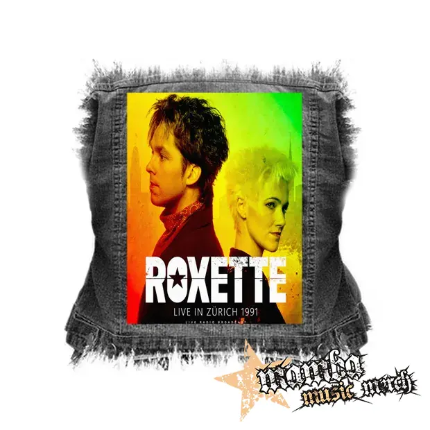 ROXETTE - ive in Zürich 1991 - chrbtová nášivka (36 x 27 cm)