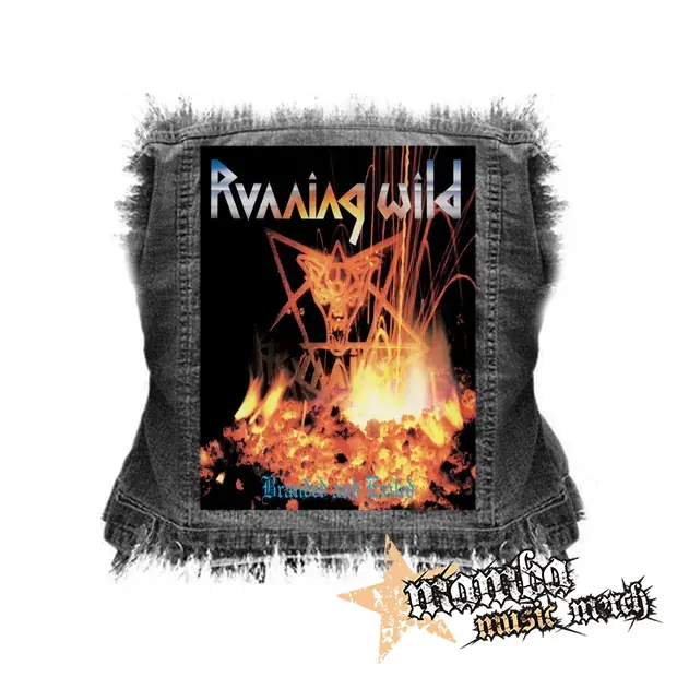 RUNNING WILD - Branded And Exiled - chrbtová nášivka (36 x 27 cm)