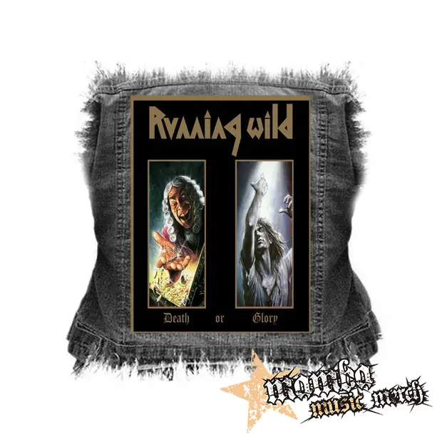 RUNNING WILD - Death Or Glory - chrbtová nášivka (36 x 27 cm)