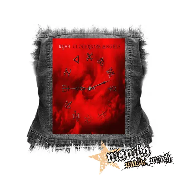 RUSH - Clockwork Angels - chrbtová nášivka (36 x 27 cm)